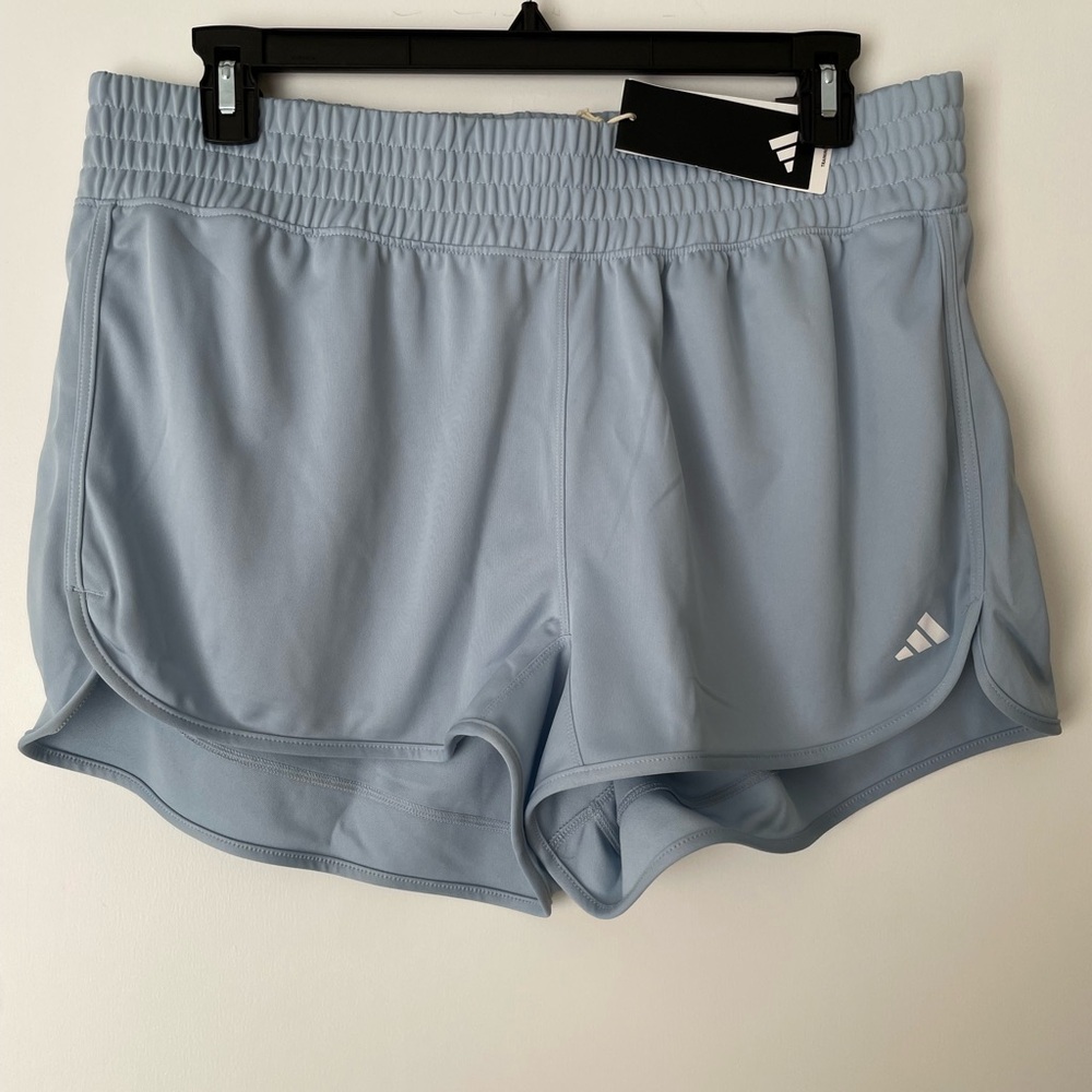 Adidas Women's Light Blue Shorts, Size 1X